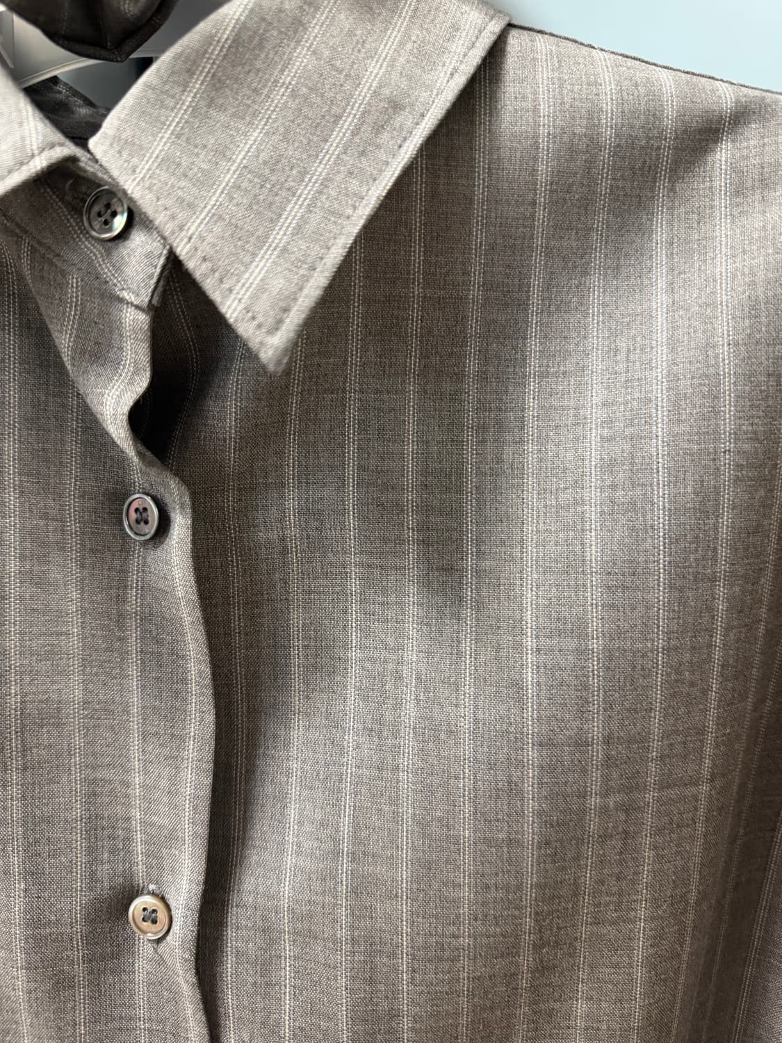 lfm 울 셔츠 + 스크런치 상품이미지4