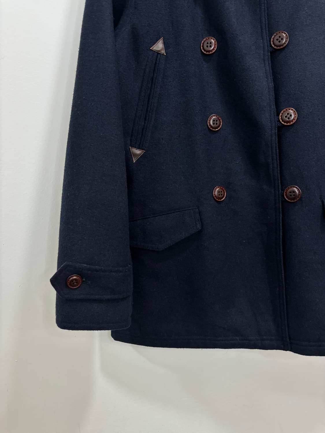 내추럴팔레트 양털 나무단추 자켓 코트 상품이미지9