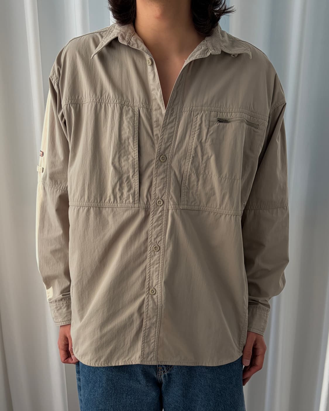 [XL]컬럼비아 GRT 기능성 아웃도어 나일론 셔츠 상품이미지4