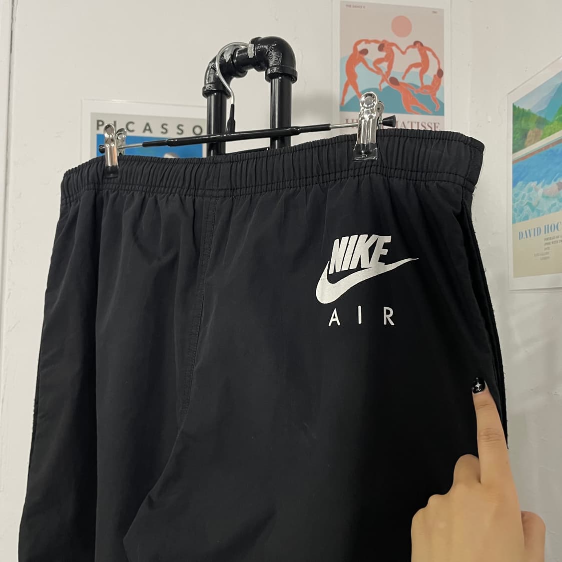 나이키 에어 사이드 라인 스냅버튼 우븐팬츠 상품이미지8