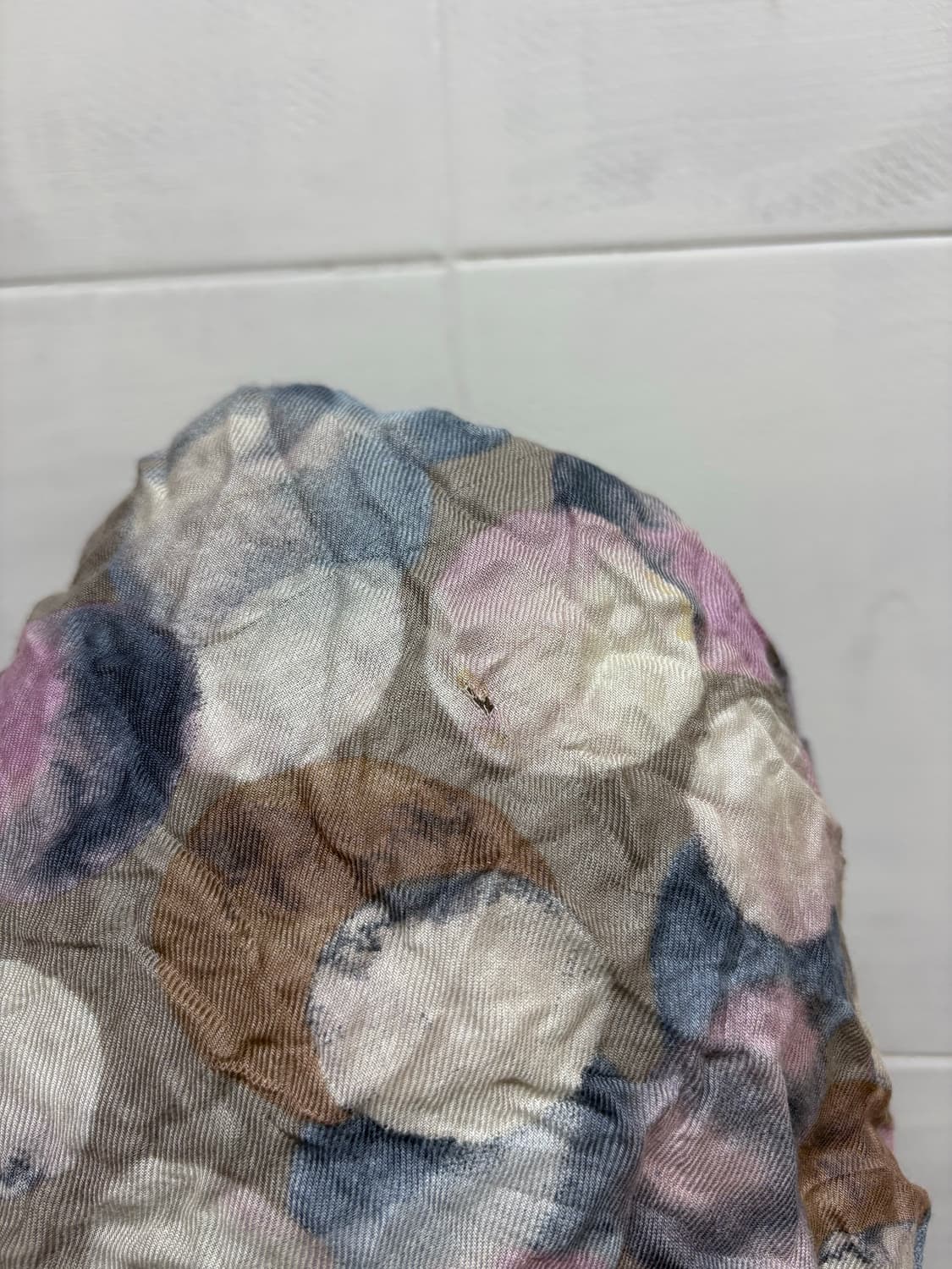 L'EQUIPE 도트 키치 퍼플 머플러 스카프  JPN 상품이미지6