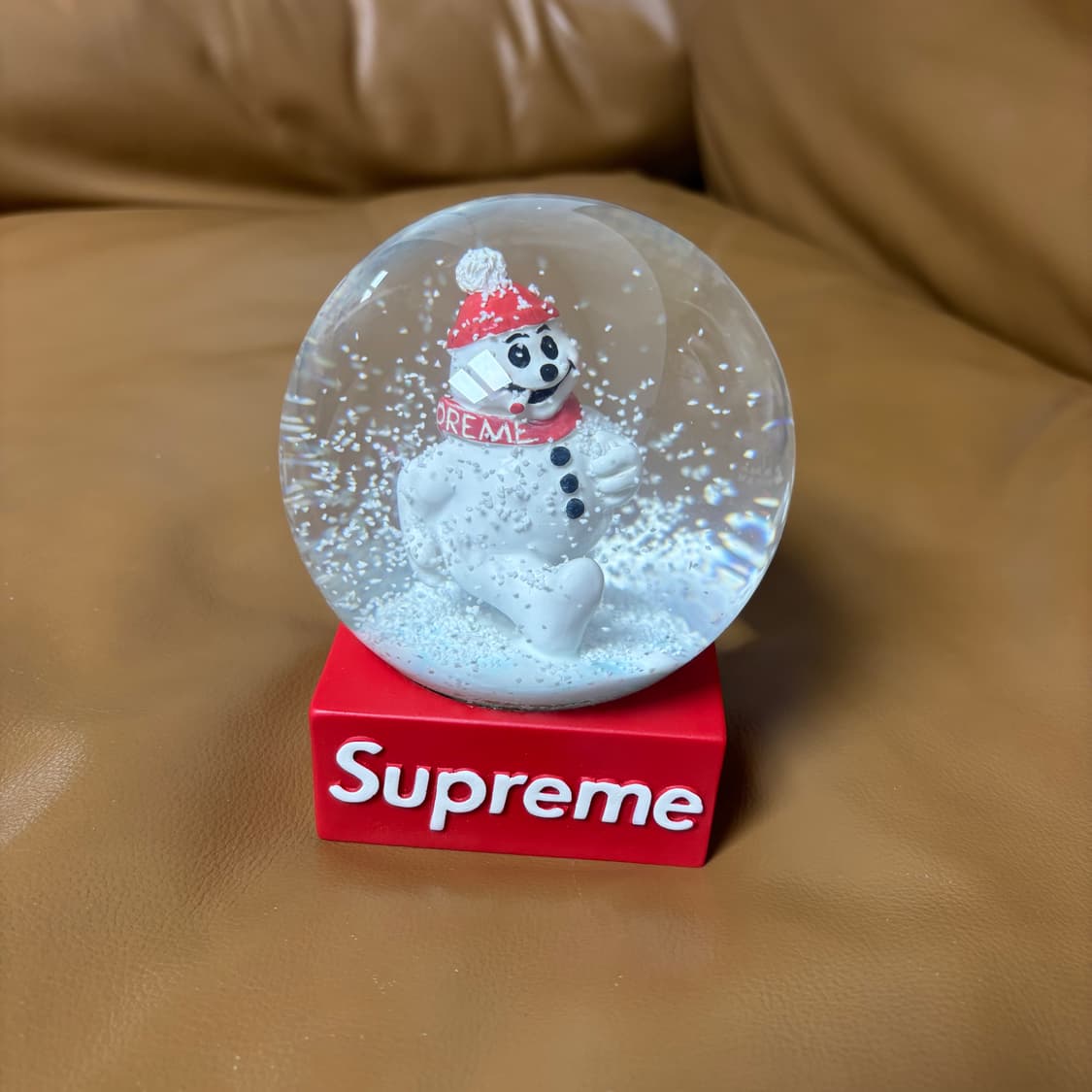 슈프림 눈사람 스노우맨 스노우볼 스노우글로브 레드 상품이미지2