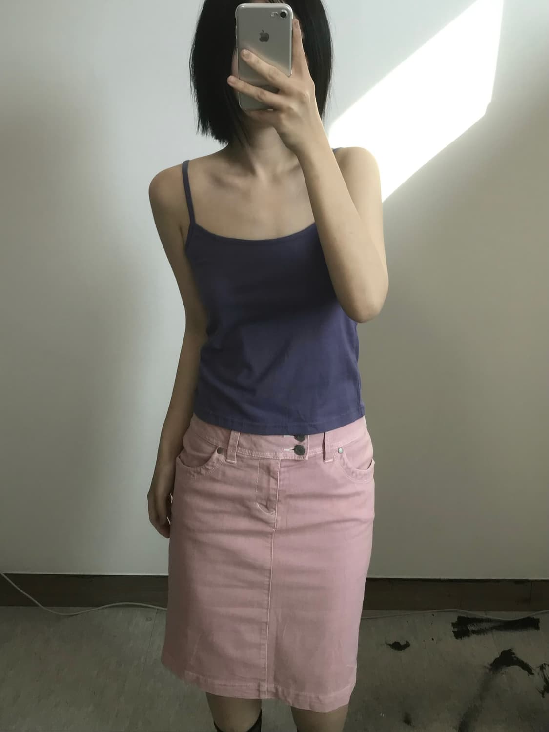 빈티지 퍼플 나시 상품이미지1