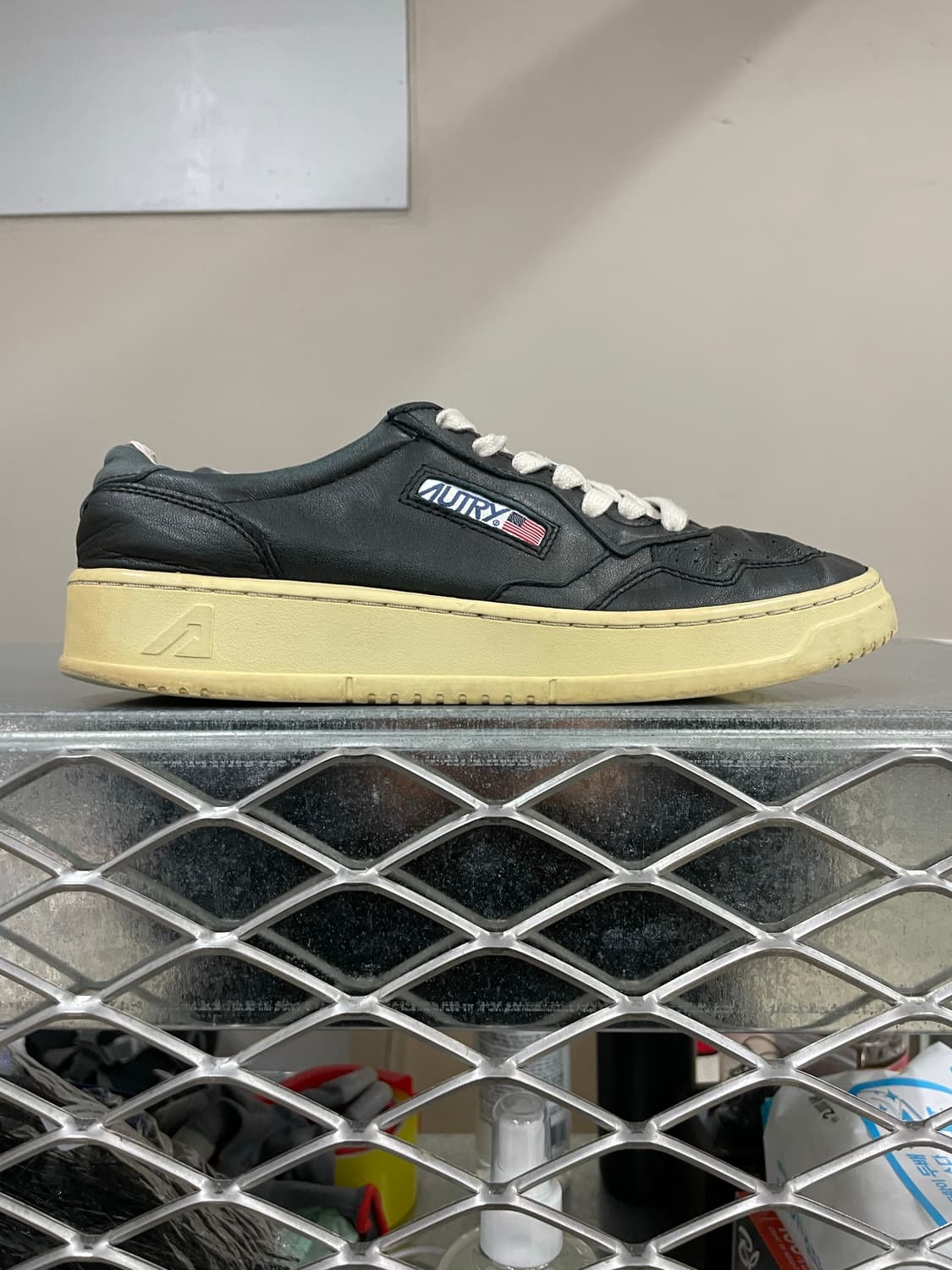 오트리 고트 레더 스니커즈 블랙 41 상품이미지4