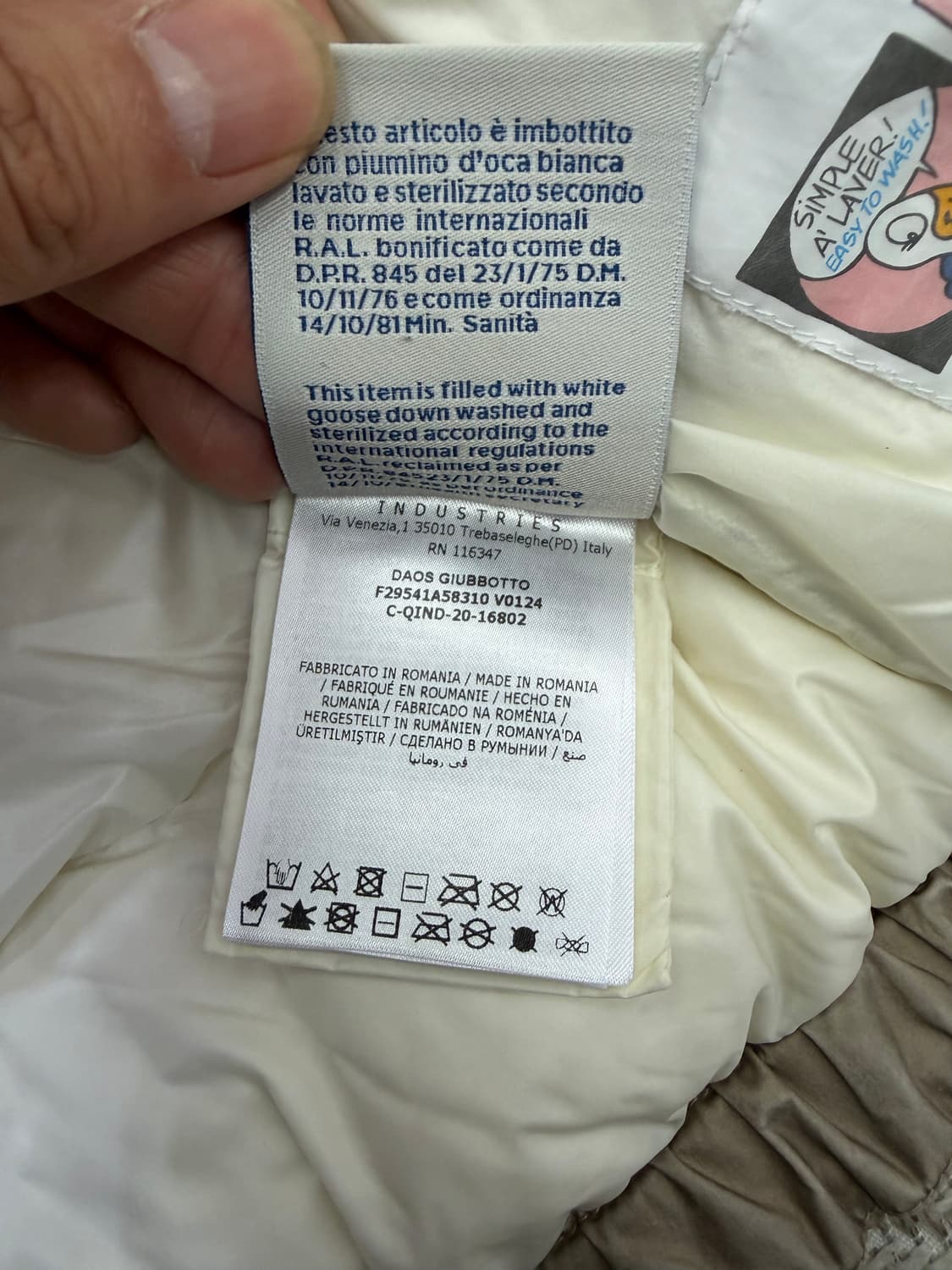 정품) 몽클레어 21ss DAOS 키즈 패딩 4Y 상품이미지8