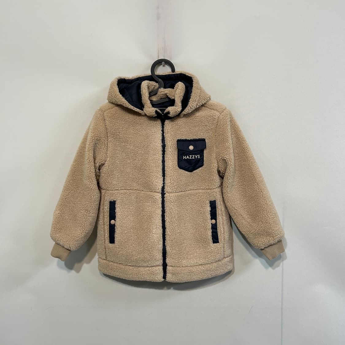 헤지스 키즈 뽀글이 후리스 자켓 120 리버시블 상품이미지1