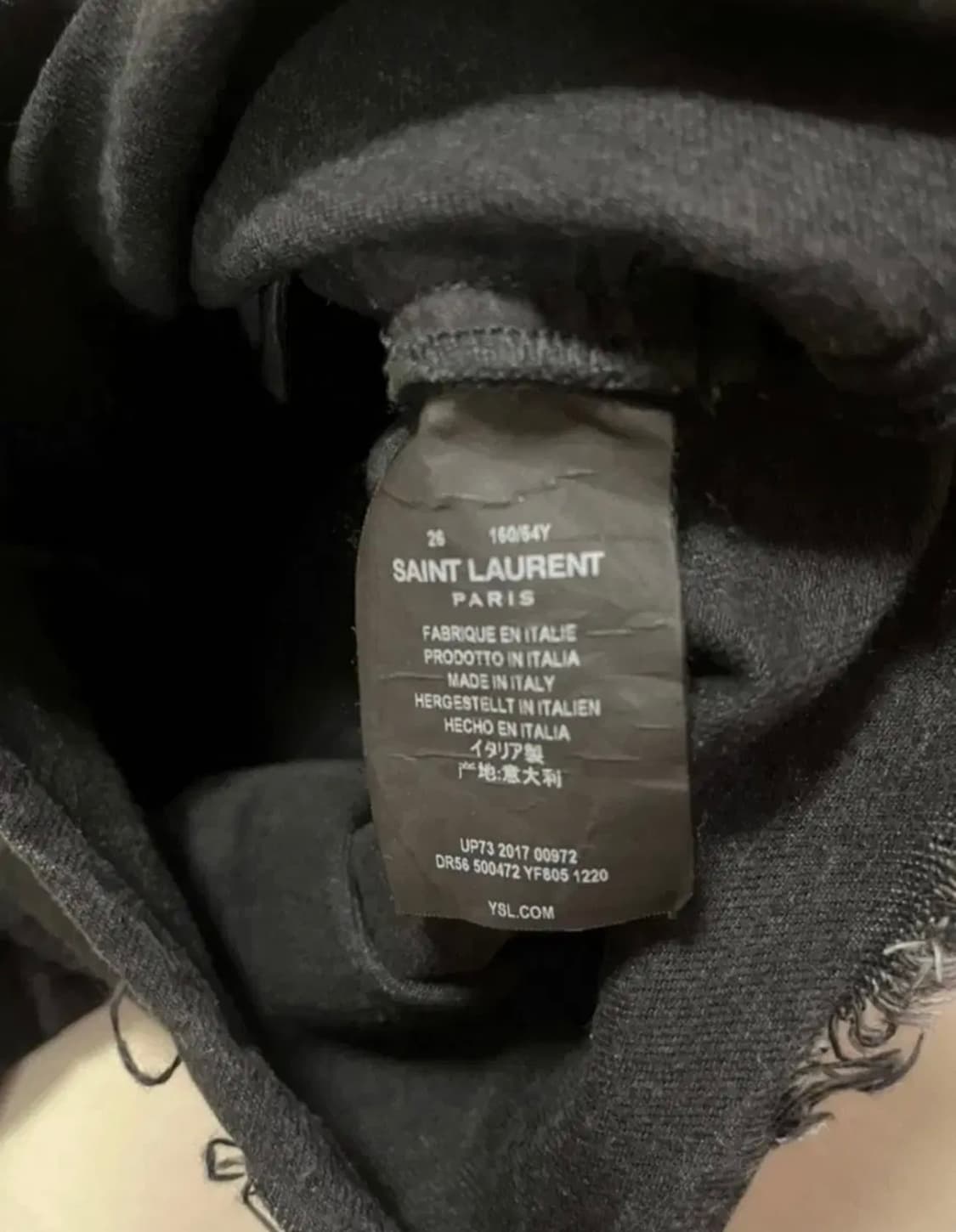 생로랑블랙데님반바지 상품이미지7