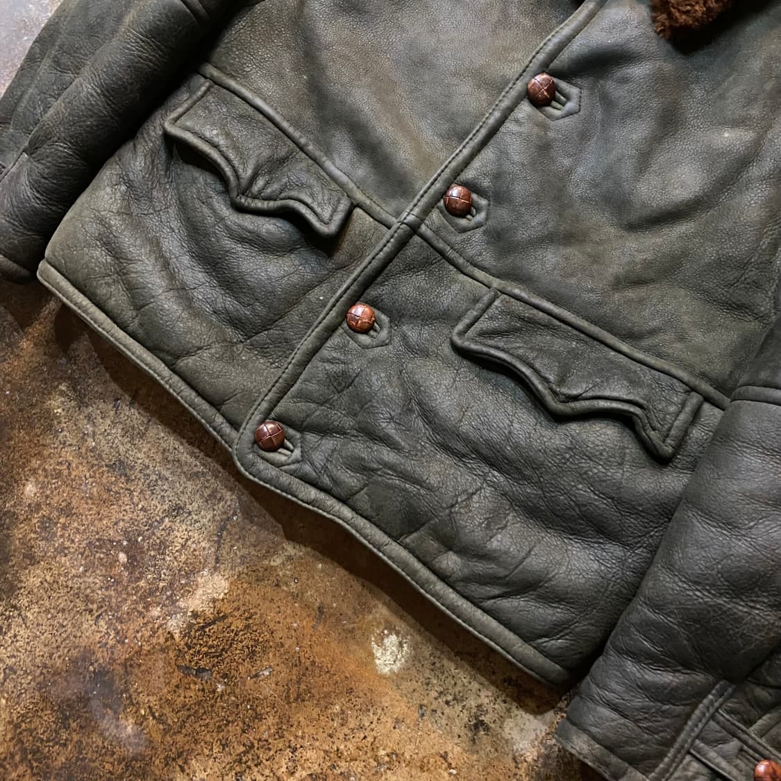 (M) 90s DEZERT 무스탕 자켓 상품이미지3