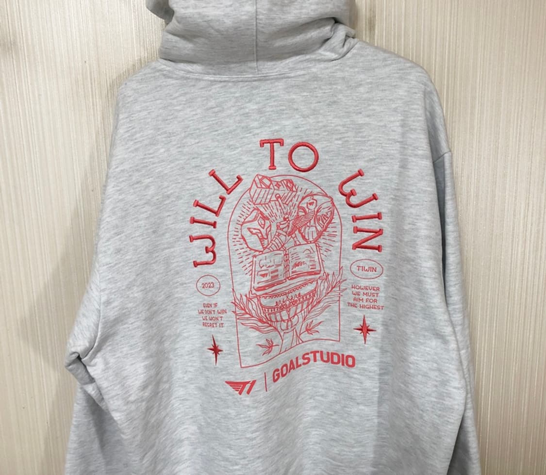 골스튜디오X티원(T1) '23 WILL TO WIN 후드티셔츠 XL 상품이미지10