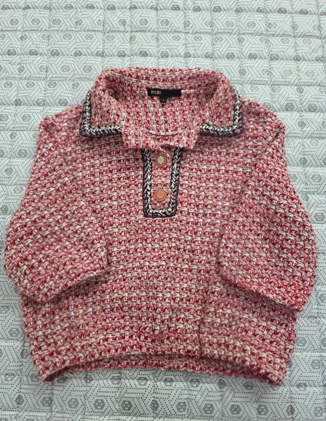 한섬 마쥬 트위드 니트 ~55 상품이미지2