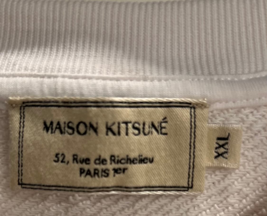 메종키츠네 트리컬러 폭스 맨투맨 XXL 상품이미지2