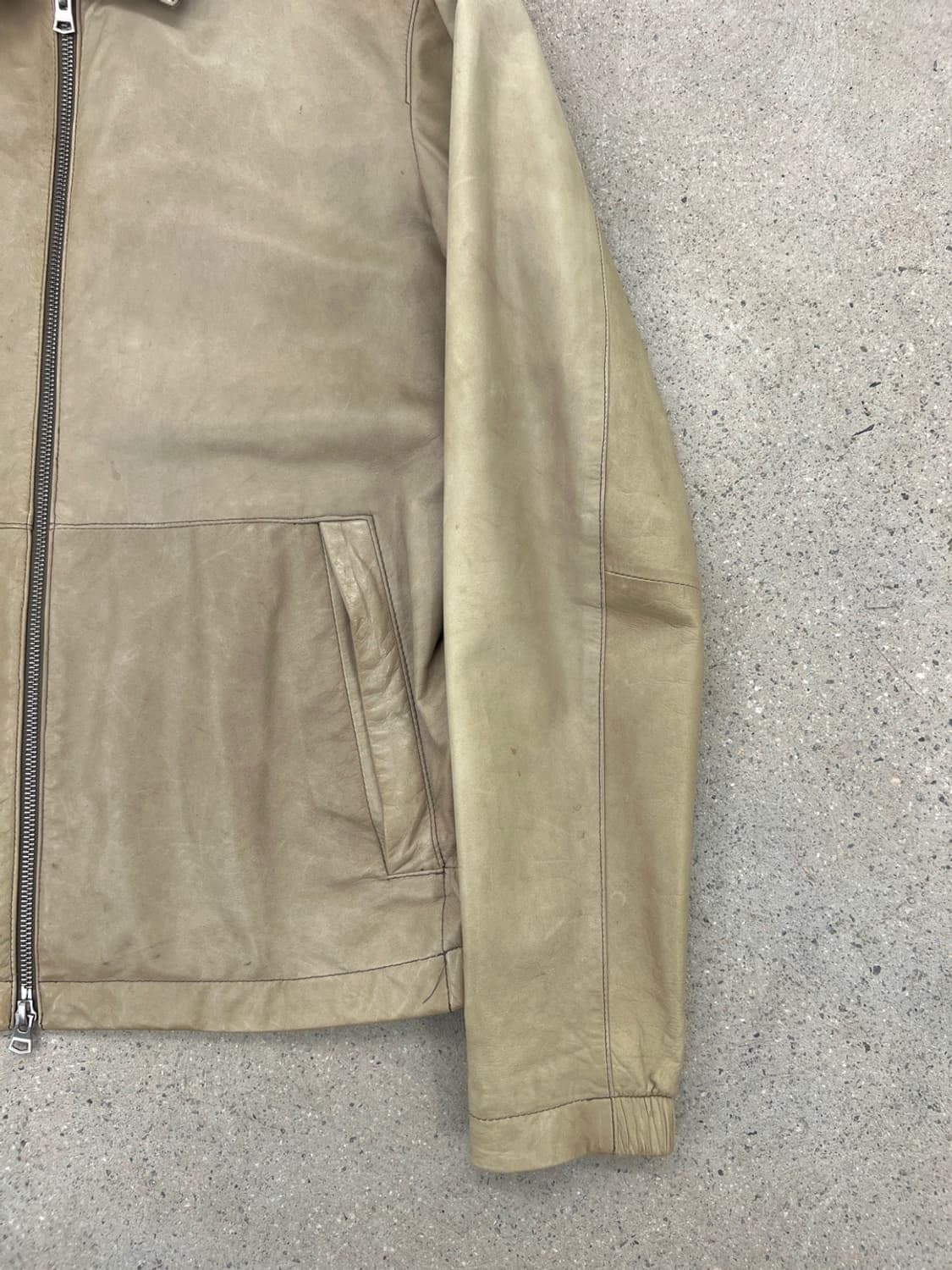 띠어리 램스킨 싱글 라이더 자켓 상품이미지7