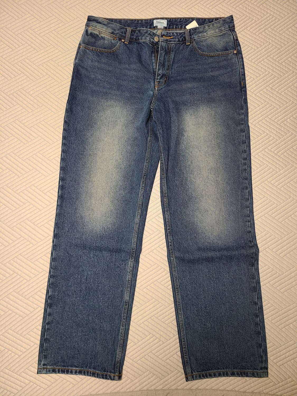 커버낫 레귤러핏 데님 팬츠 XXL 사이즈 상품이미지1