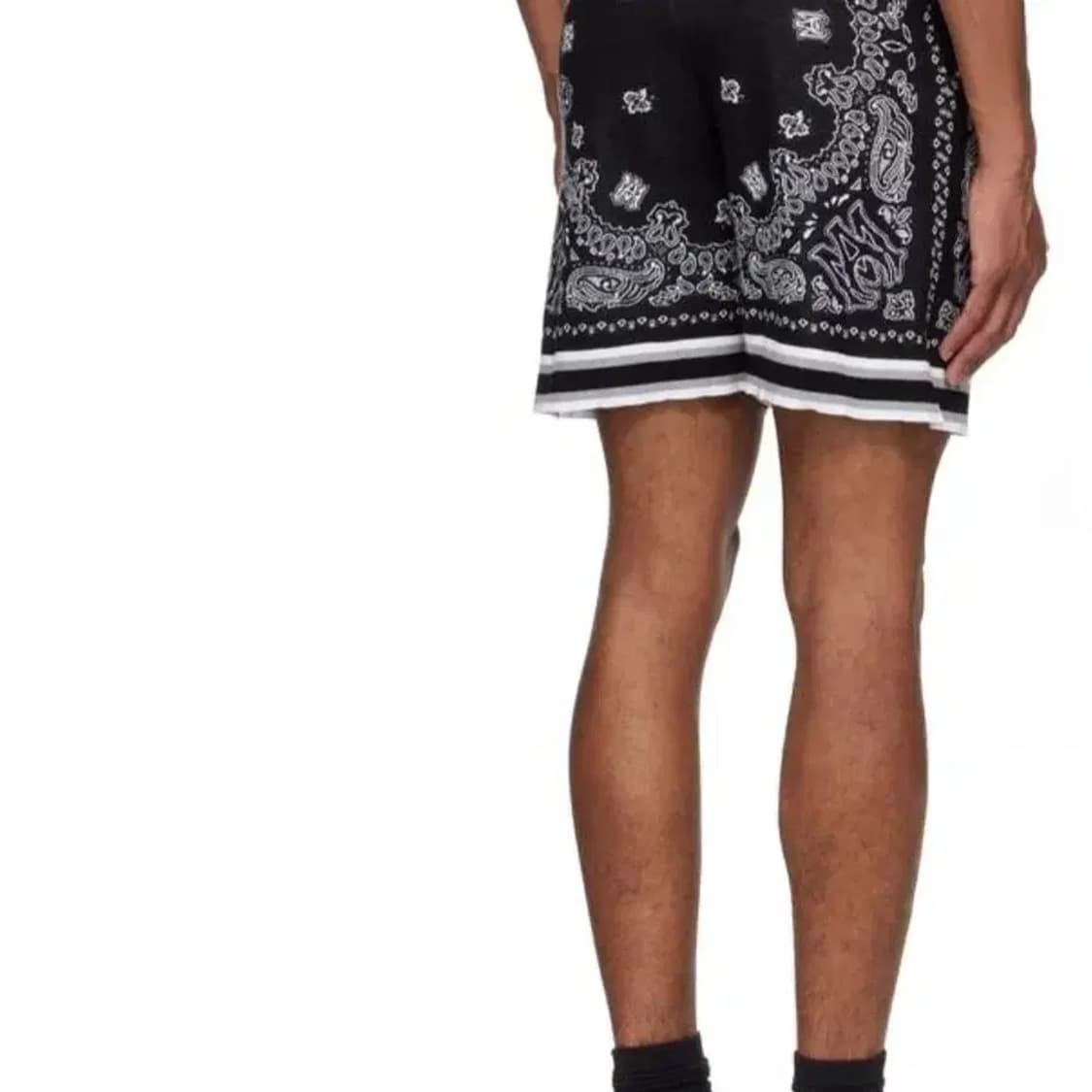 정품 Amiri 아미리 반다나 니트 반바지 M 상품이미지7