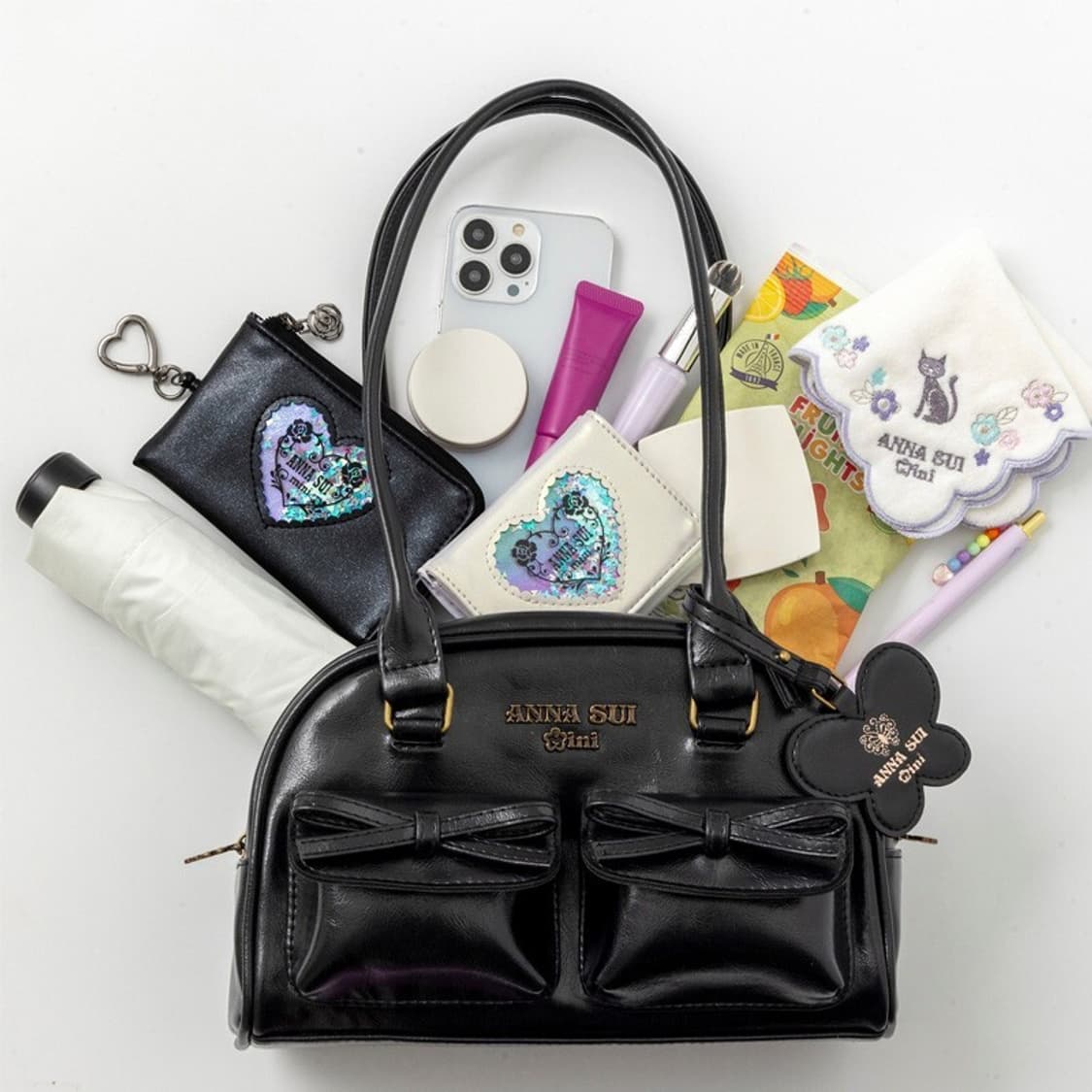 안나수이 롱 핸들 미니보스톤백 상품이미지5