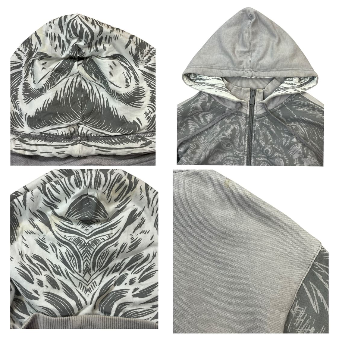 나이키 타이거 후드집업 그레이 90 #csz1783  상품이미지7