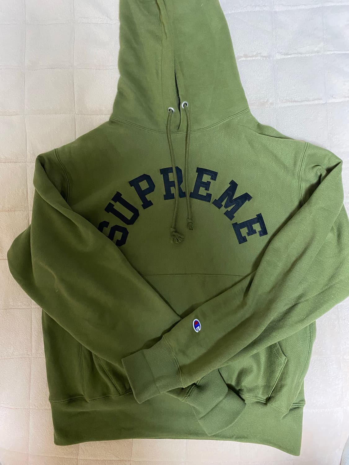 슈프림x챔피온 후드티 상품이미지2