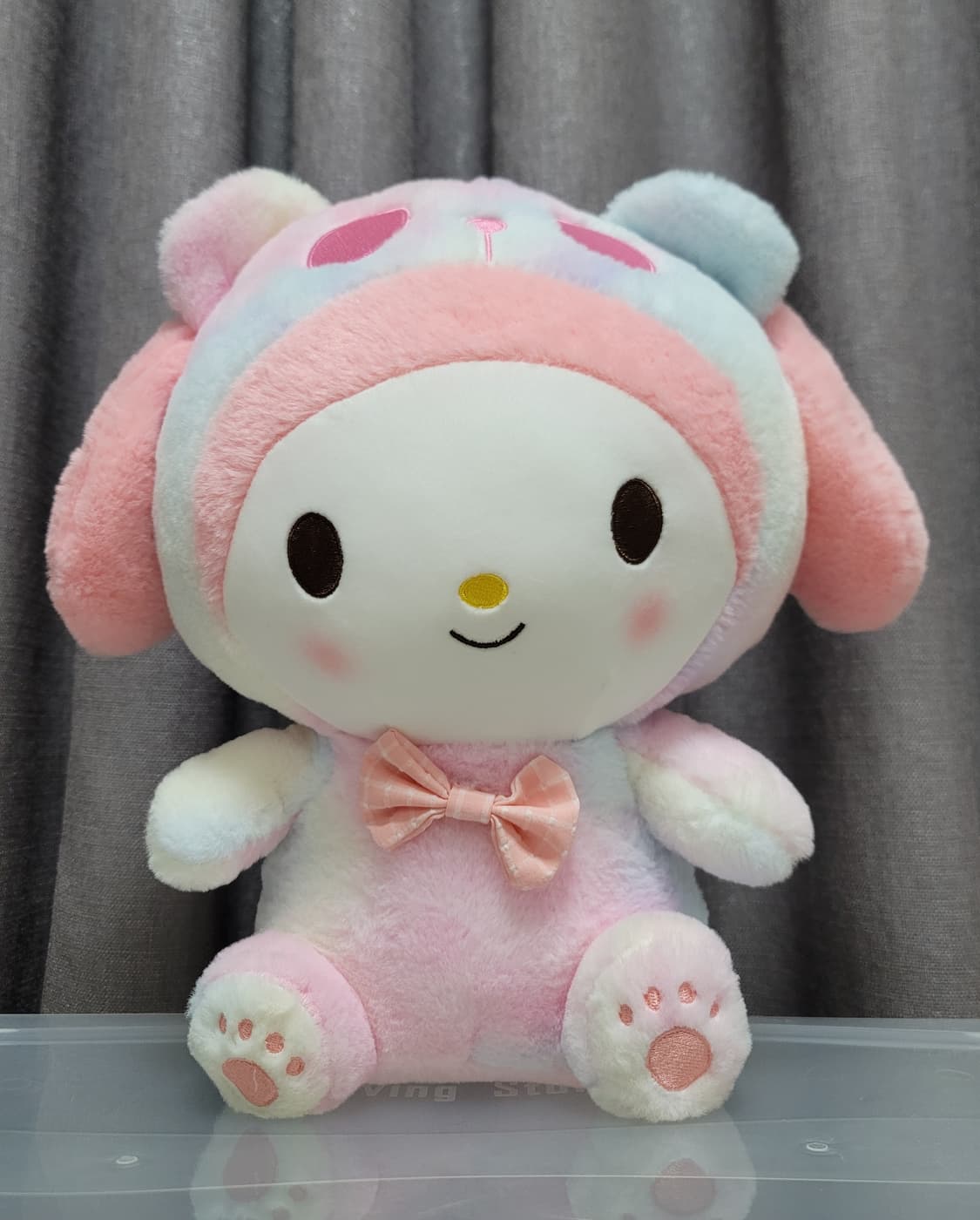 산리오 마이멜로디 판다 인형 중형 레인보우 그라데이션 봉제인형 뽑기 마멜 상품이미지1