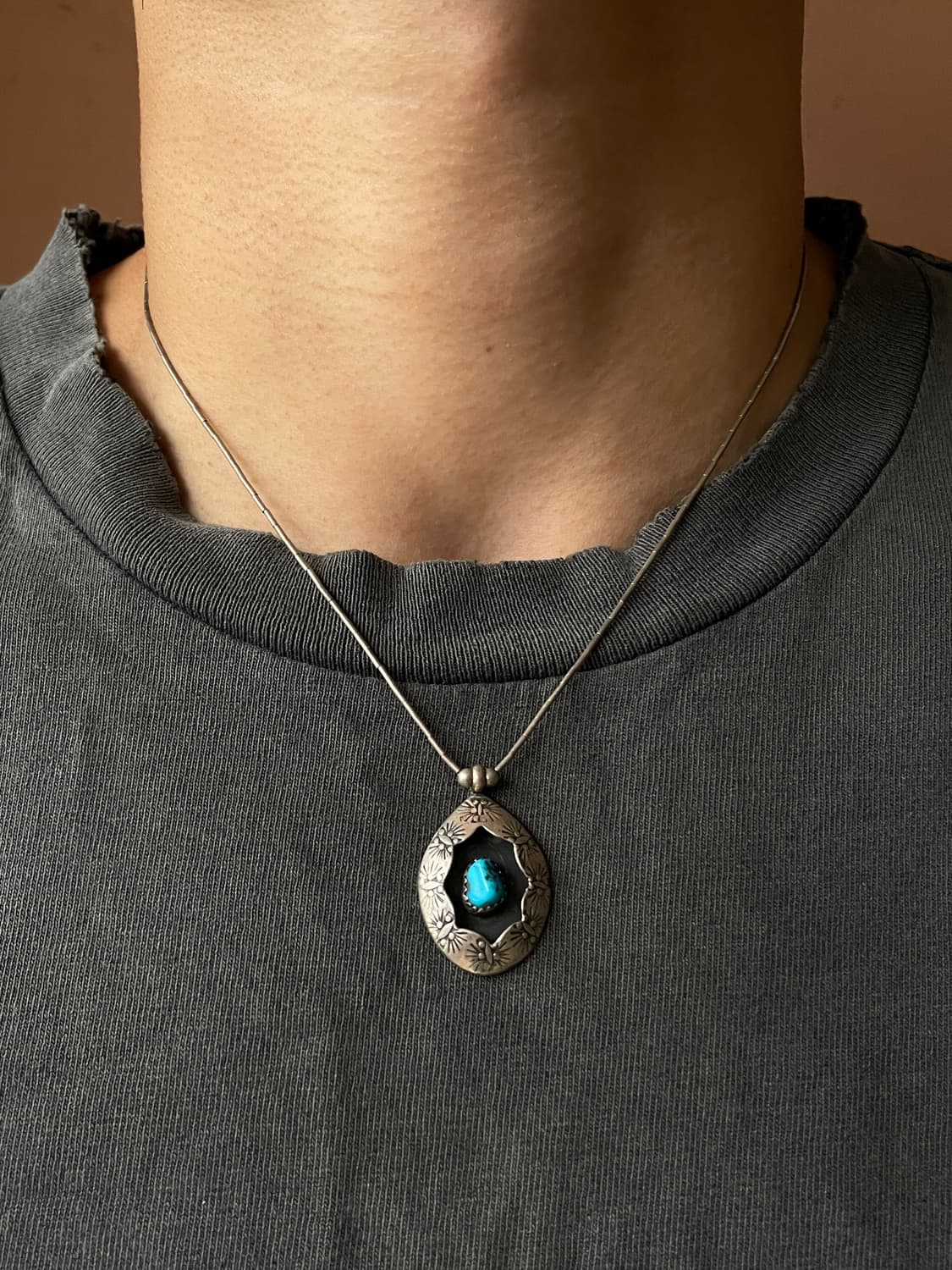 Navajo 925 Silver Shadowbox Pendant 상품이미지1