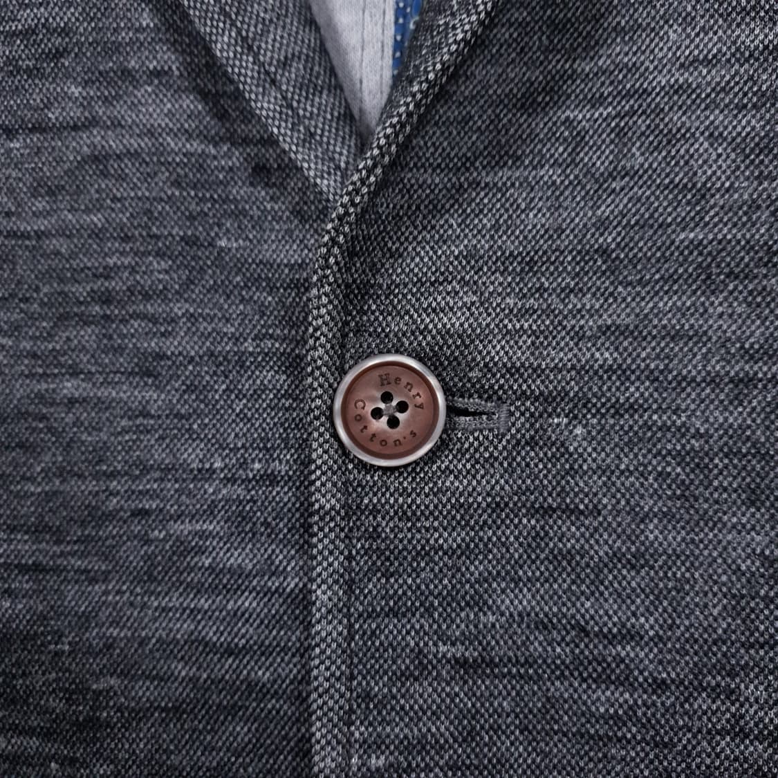 95)헨리코튼 클래식 테이스트 싱글 버튼 저지 블레이저 자켓 그레이 상품이미지6