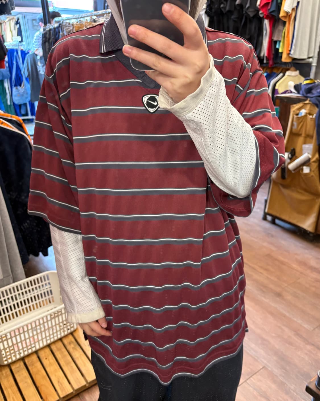 니이키팀  스트라이프 유니폼 반팔 티셔츠 상품이미지4