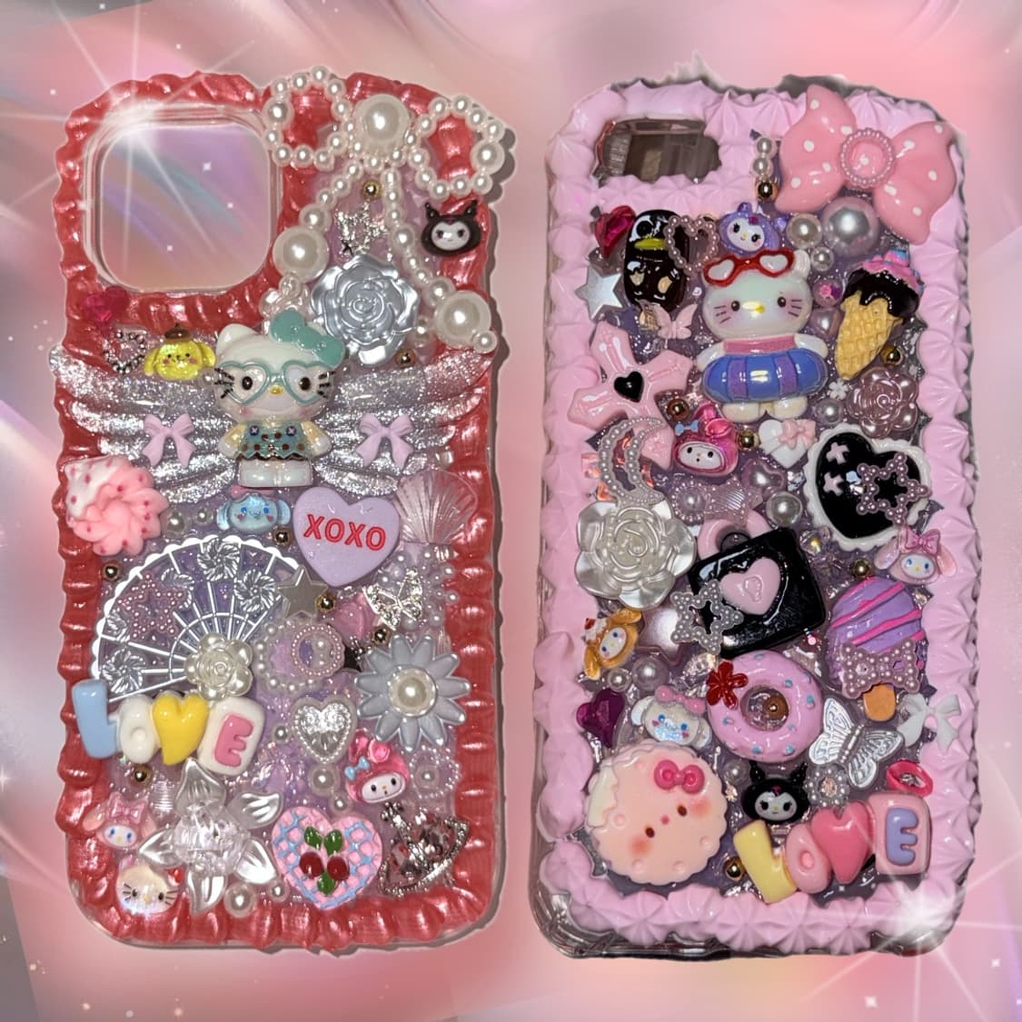 🖤🩷✨갸루st!) 데코덴 아이폰 케이스 갤럭시 케이스 예약 상품이미지1