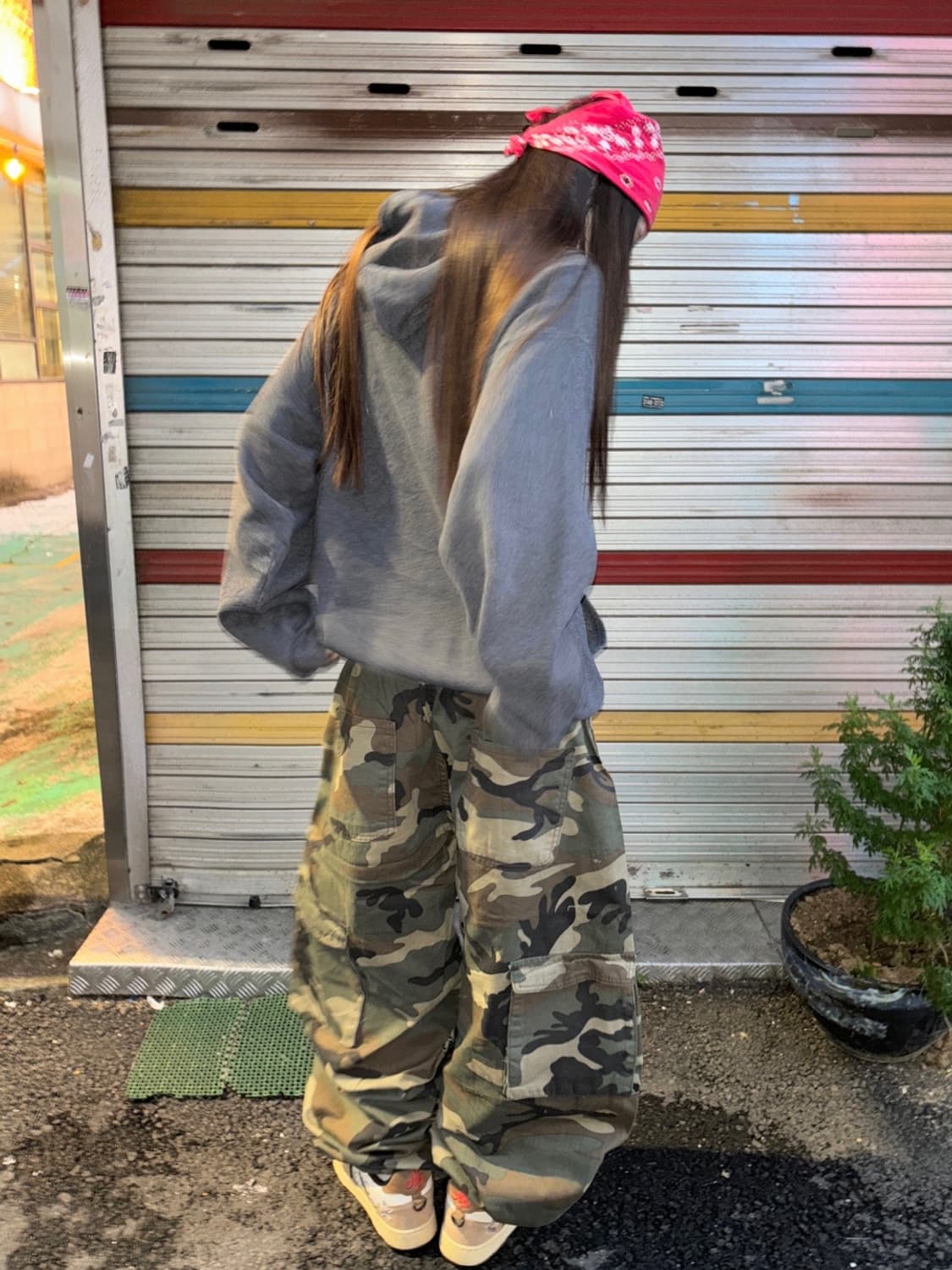 90s 올드스쿨 RUSSELL 챠콜 후디 상품이미지5