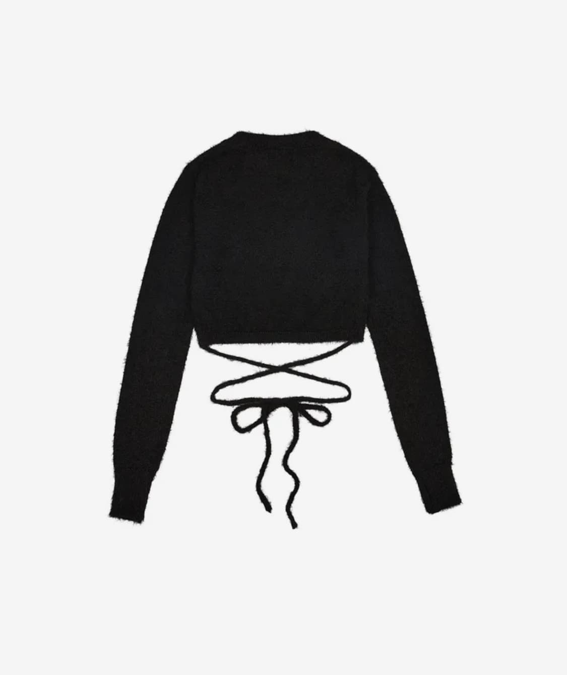 러브이즈트루 앙고라 니트 블랙 상품이미지3