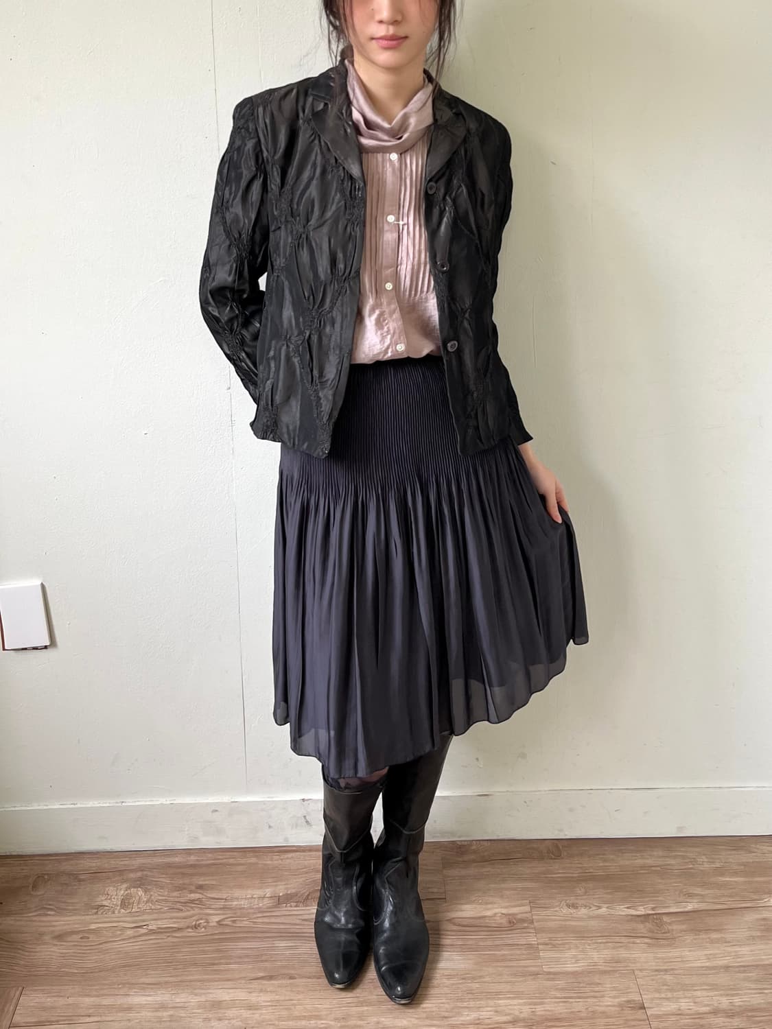 J.PRESS 플리츠 스커트 상품이미지7