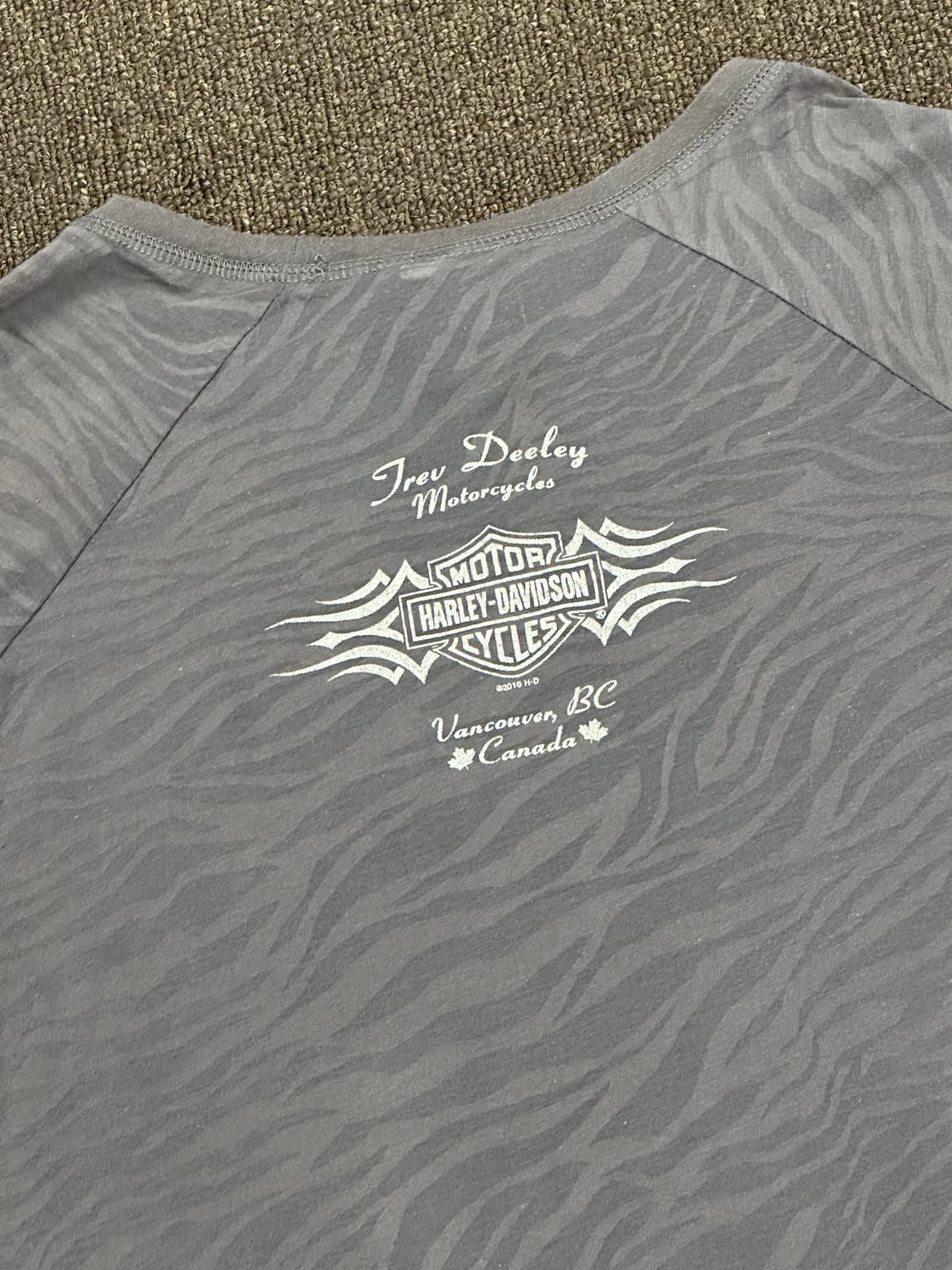 OS)할리데이비슨 빈티지 여성 슬림 반팔 상품이미지7