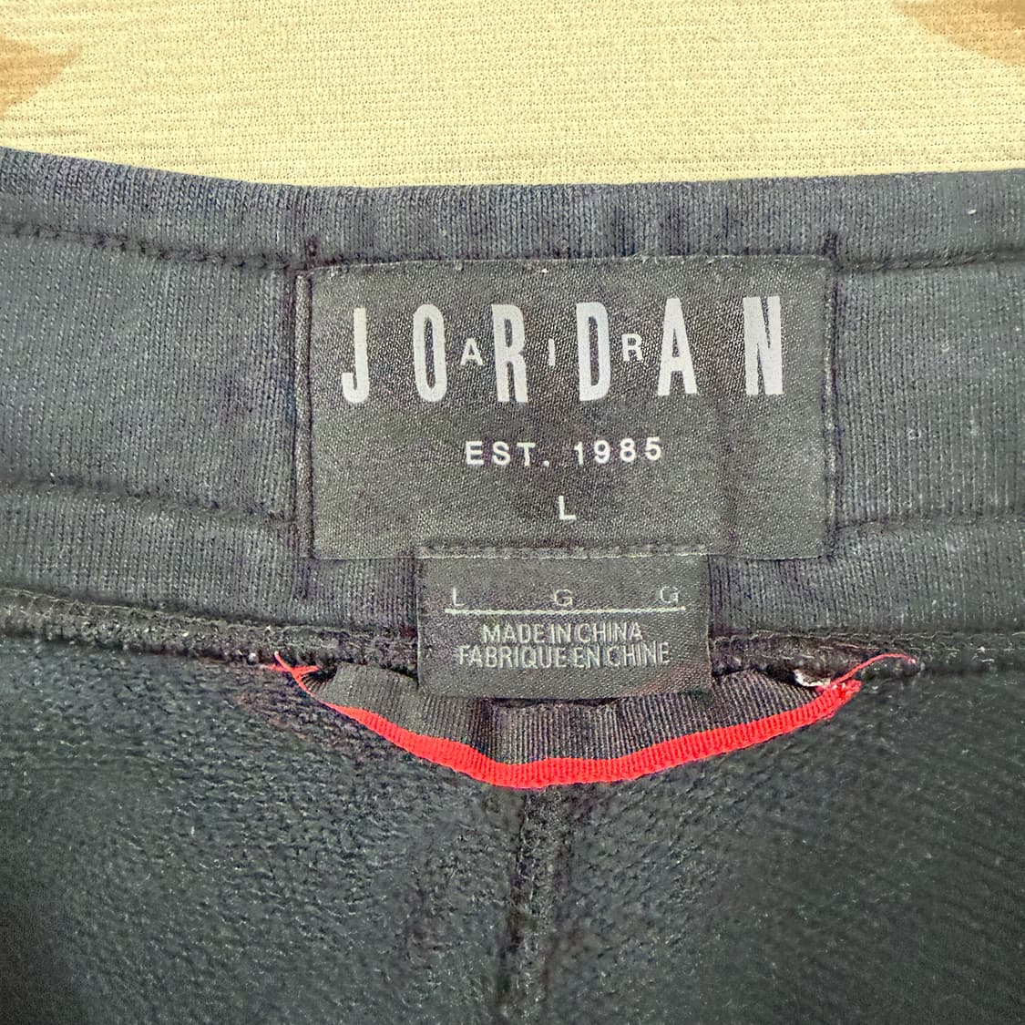 (L)나이키 Nike 조던 코튼 반바지(블랙) 상품이미지2