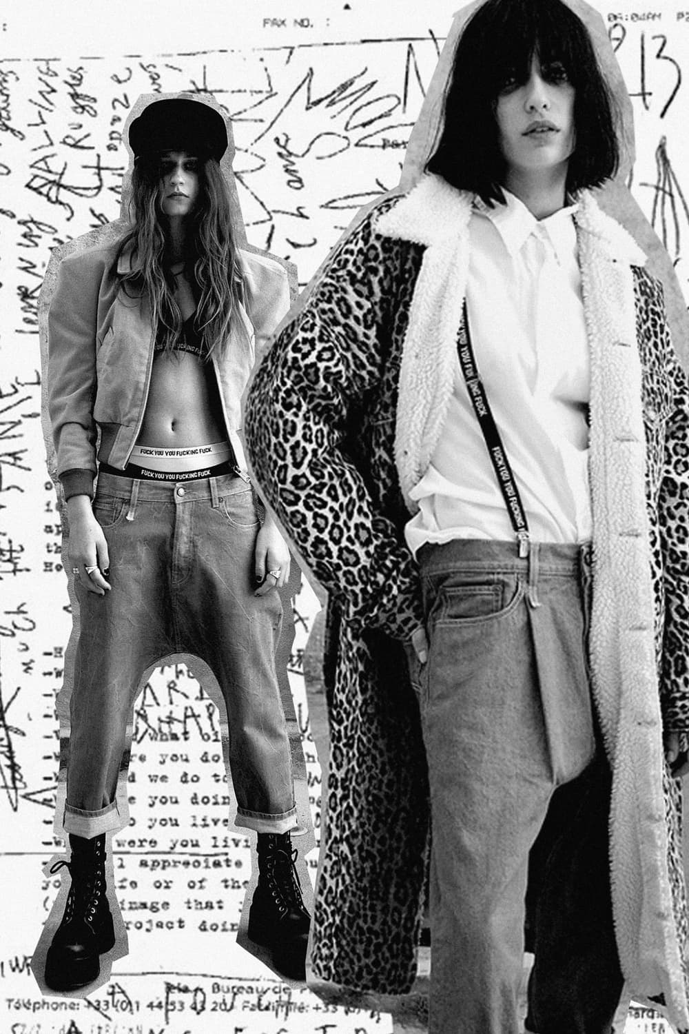 R13 알썰틴 21FW 레오파드 퍼 코트 상품이미지2