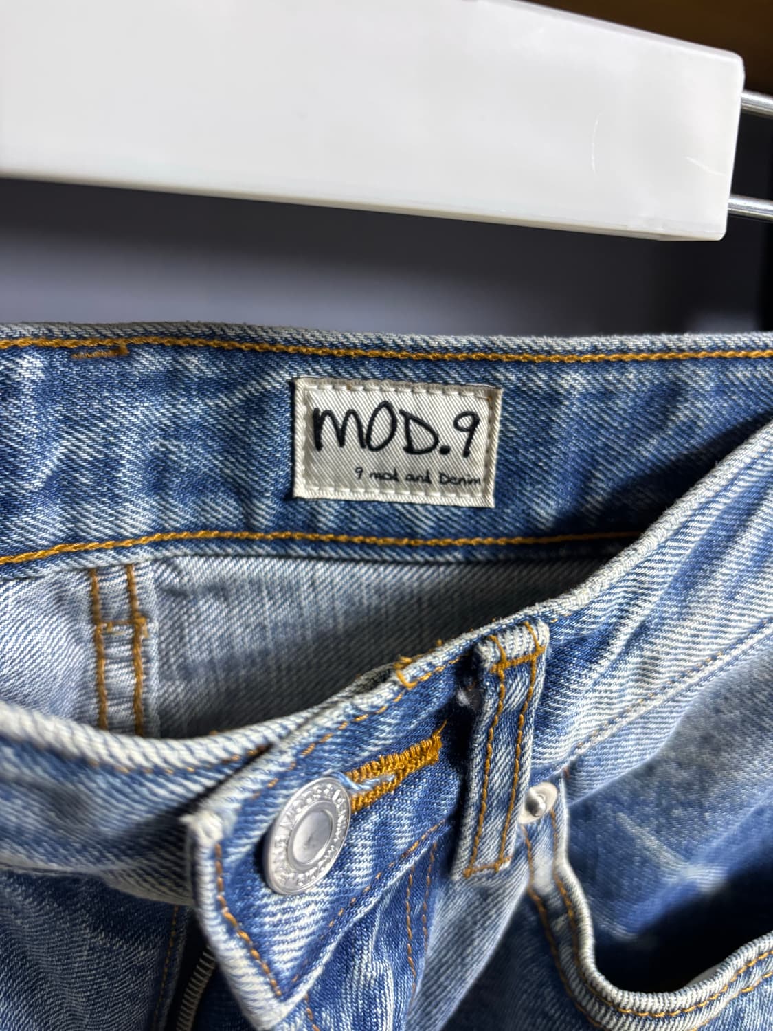 모드나인 연청 데님 상품이미지3