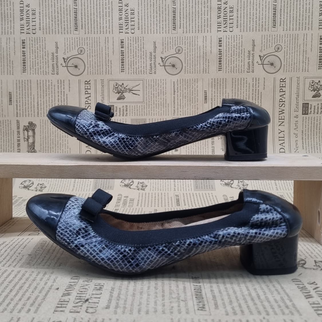 페라가모 뱀피 여성구두250 굽4 상품이미지1