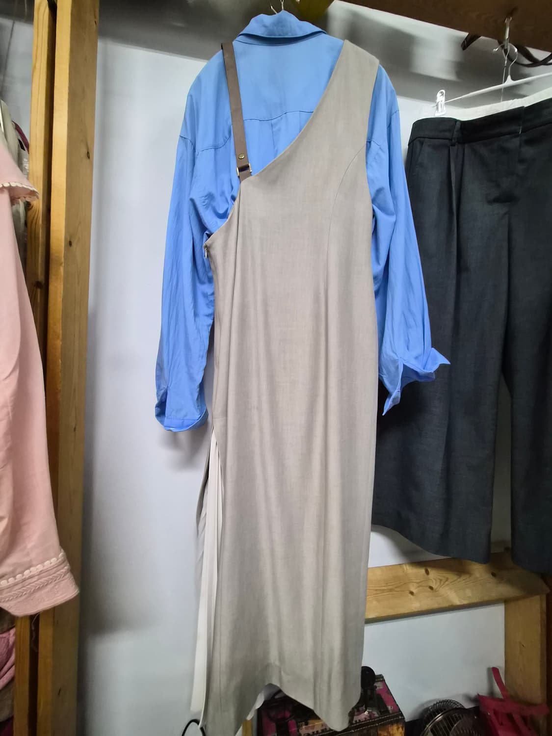 rienda 수입명품 플리츠 언발 원피스 상품이미지6