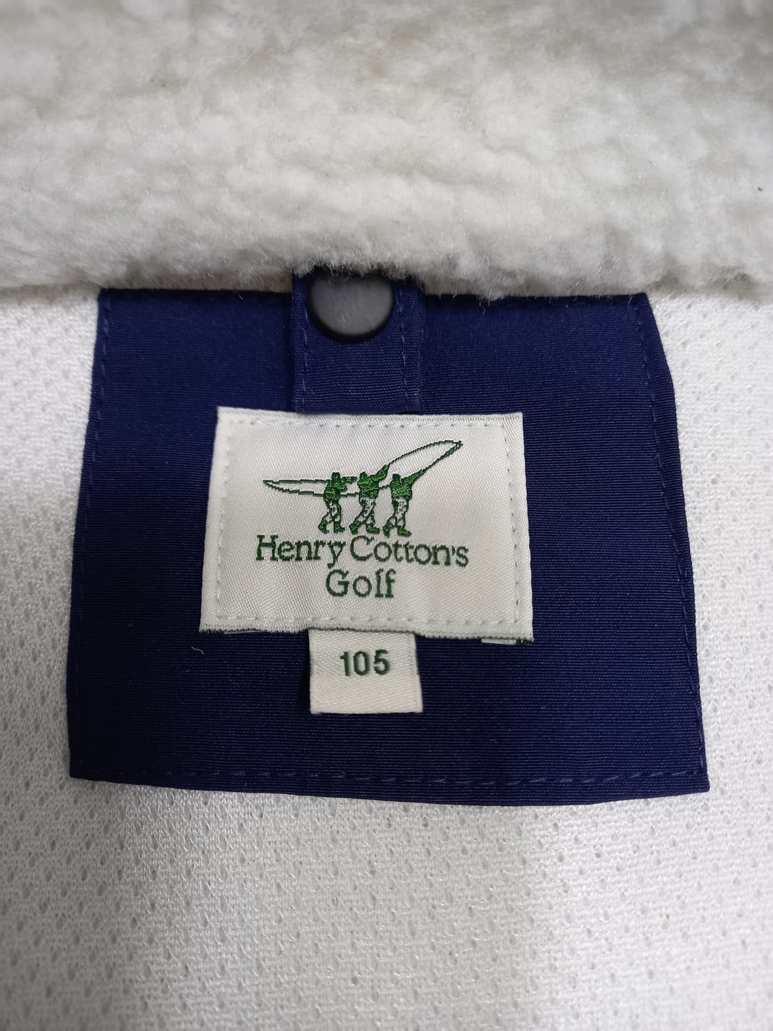 L-XL Henry Cottons 골프 뽀글이 후리스 화이트 L-687 상품이미지6