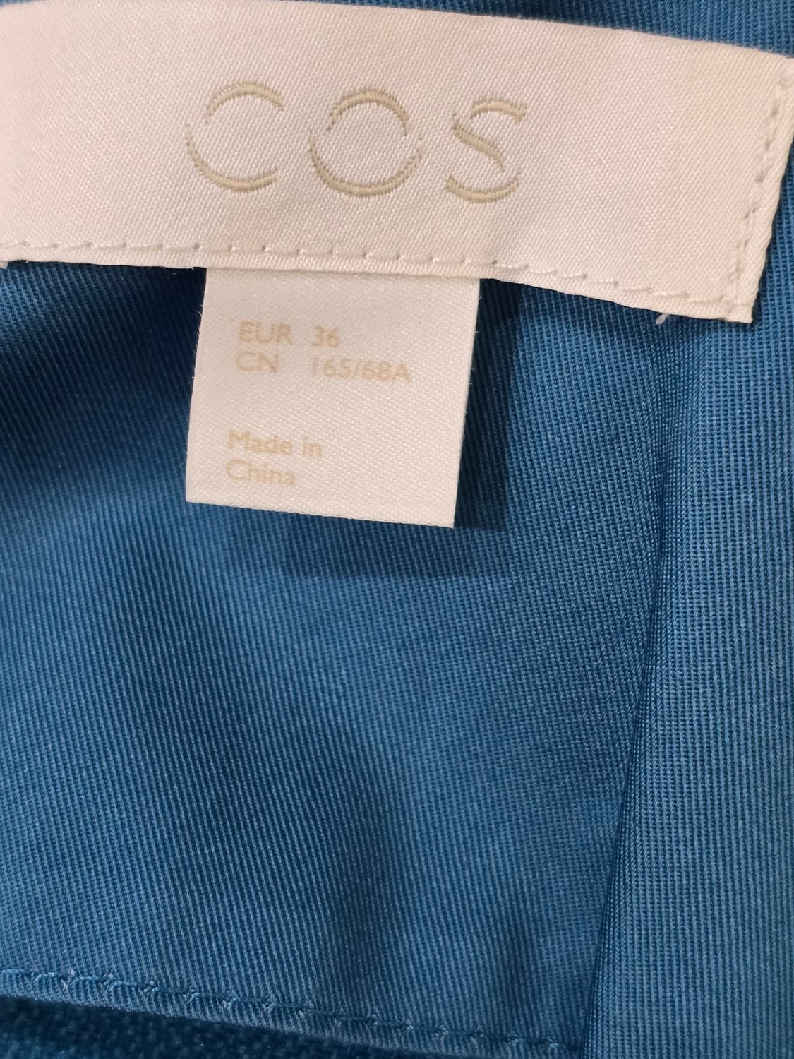 COS 파란색 울 스커트 100% Woolen A-line 상품이미지5