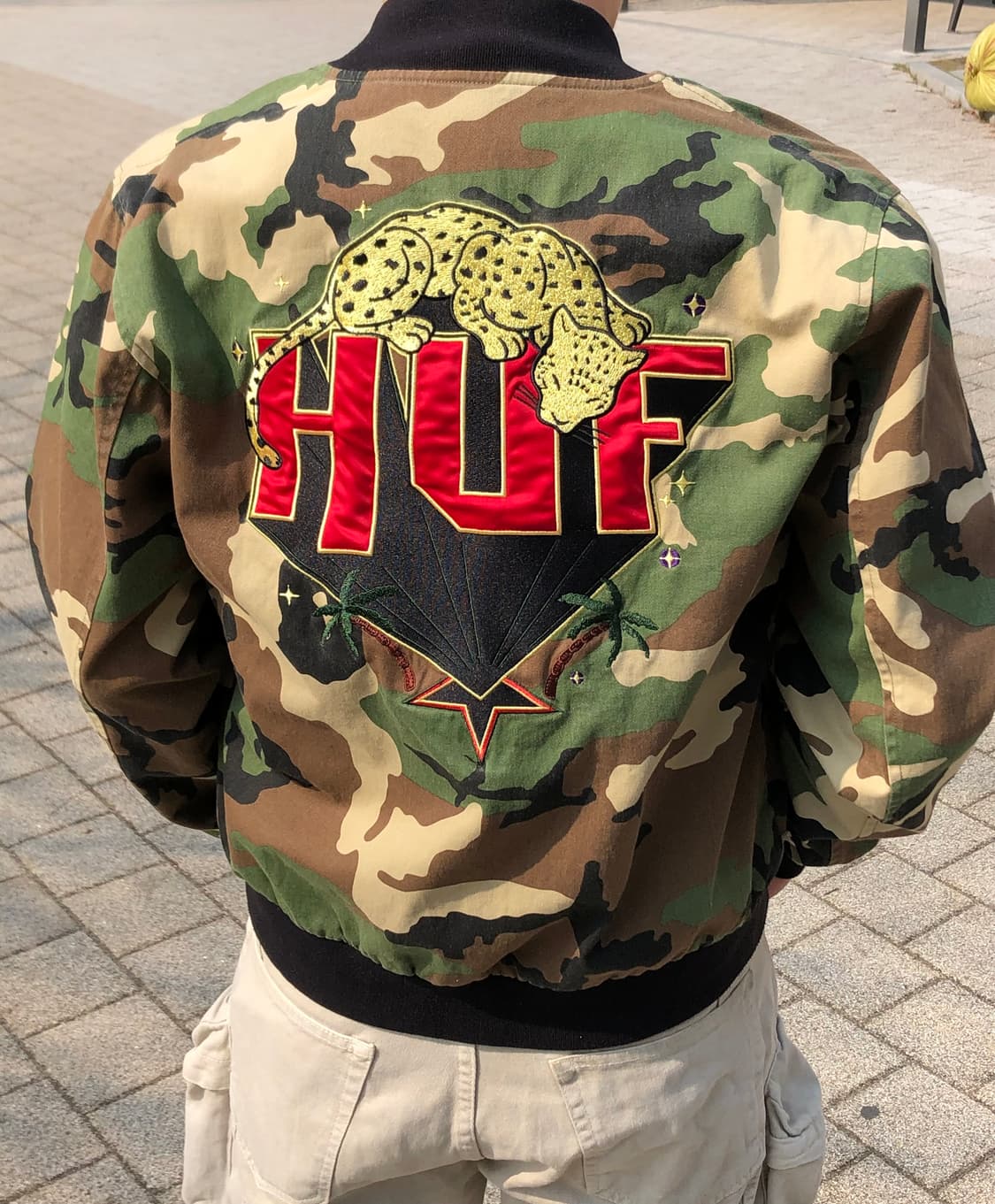 허프(HUF) 카모플라주 바시티 자켓 상품이미지4