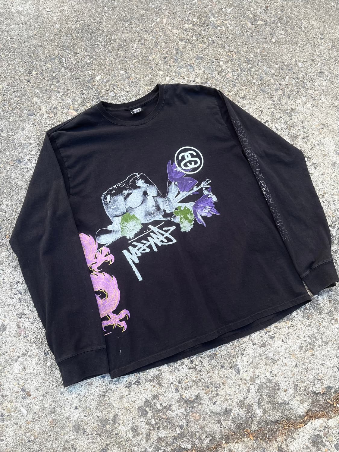 스투시 스트라이크 피그먼트 다이드 롱슬리브 상품이미지2