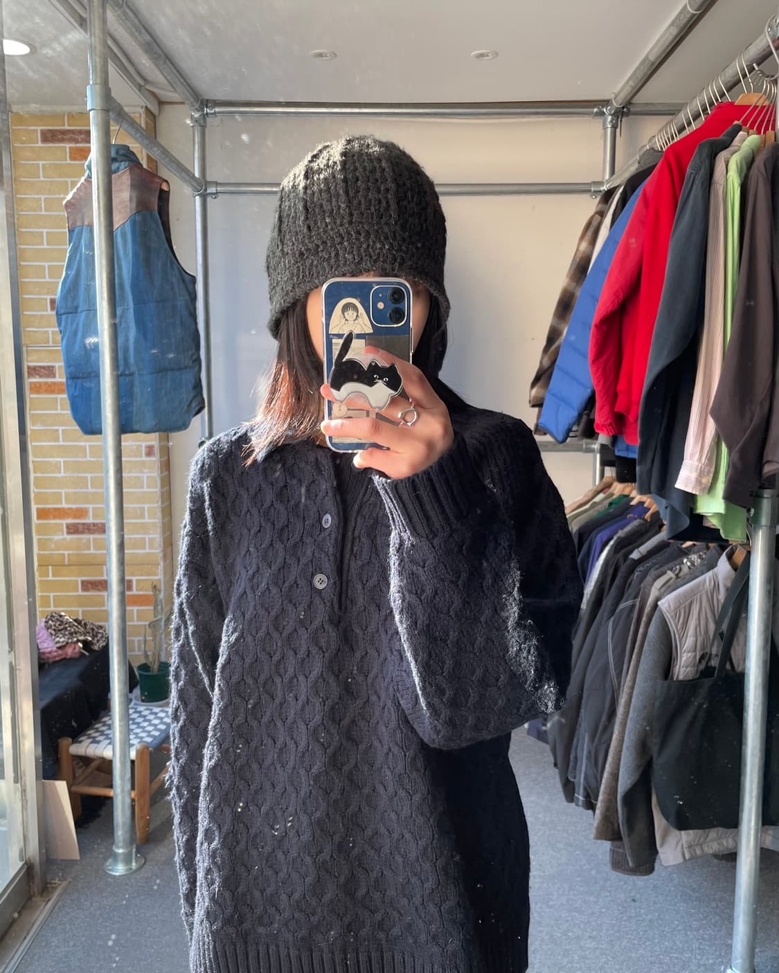 Knit bucket hat 상품이미지4