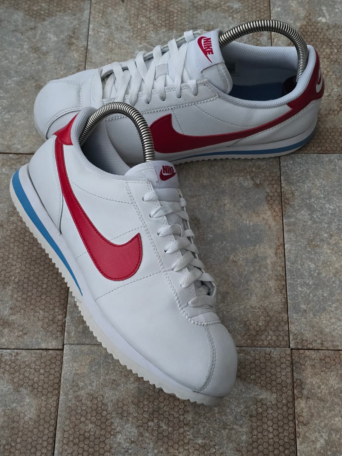 (265)나이키 코르테즈 레더 바시티 레드 상품이미지7