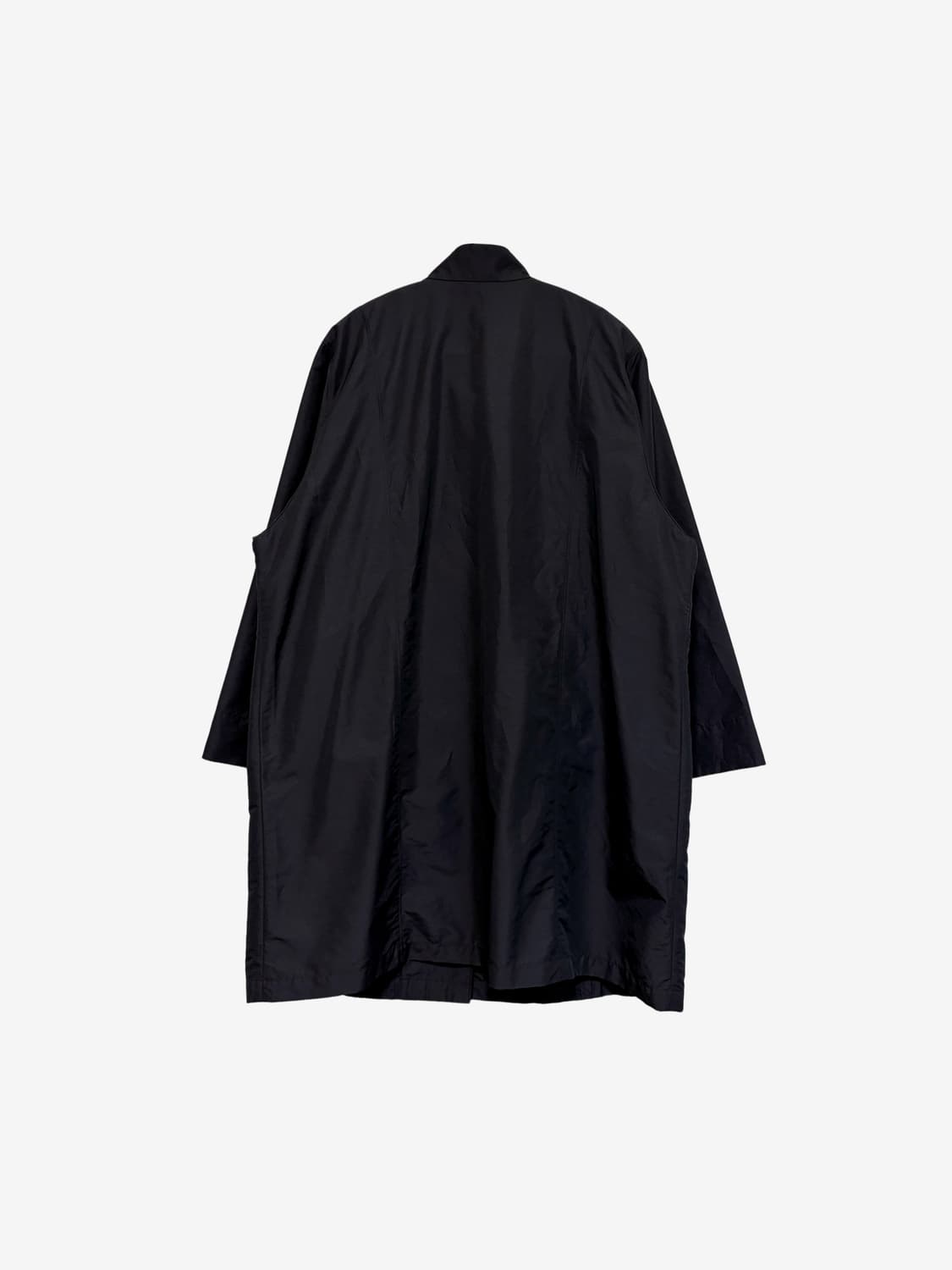 Shirring Nylon Midi Jacket - Black 상품이미지8