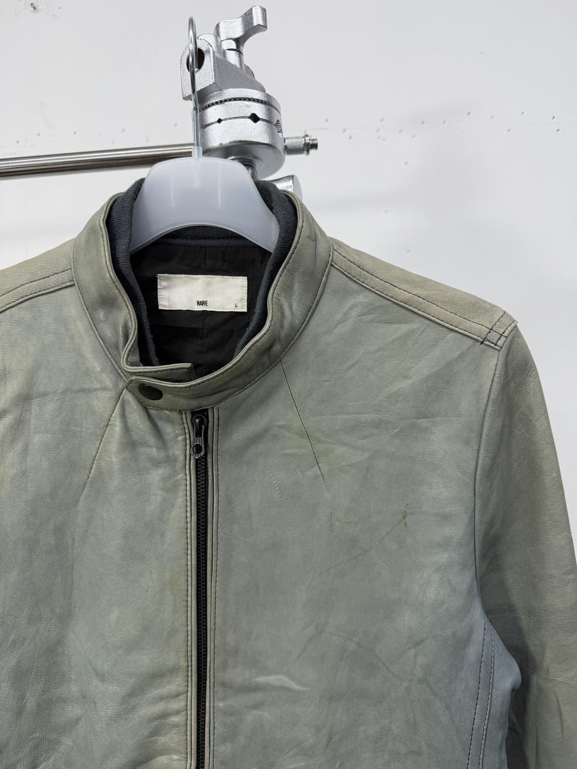 HARE hard faded lambskin biker jk 상품이미지4