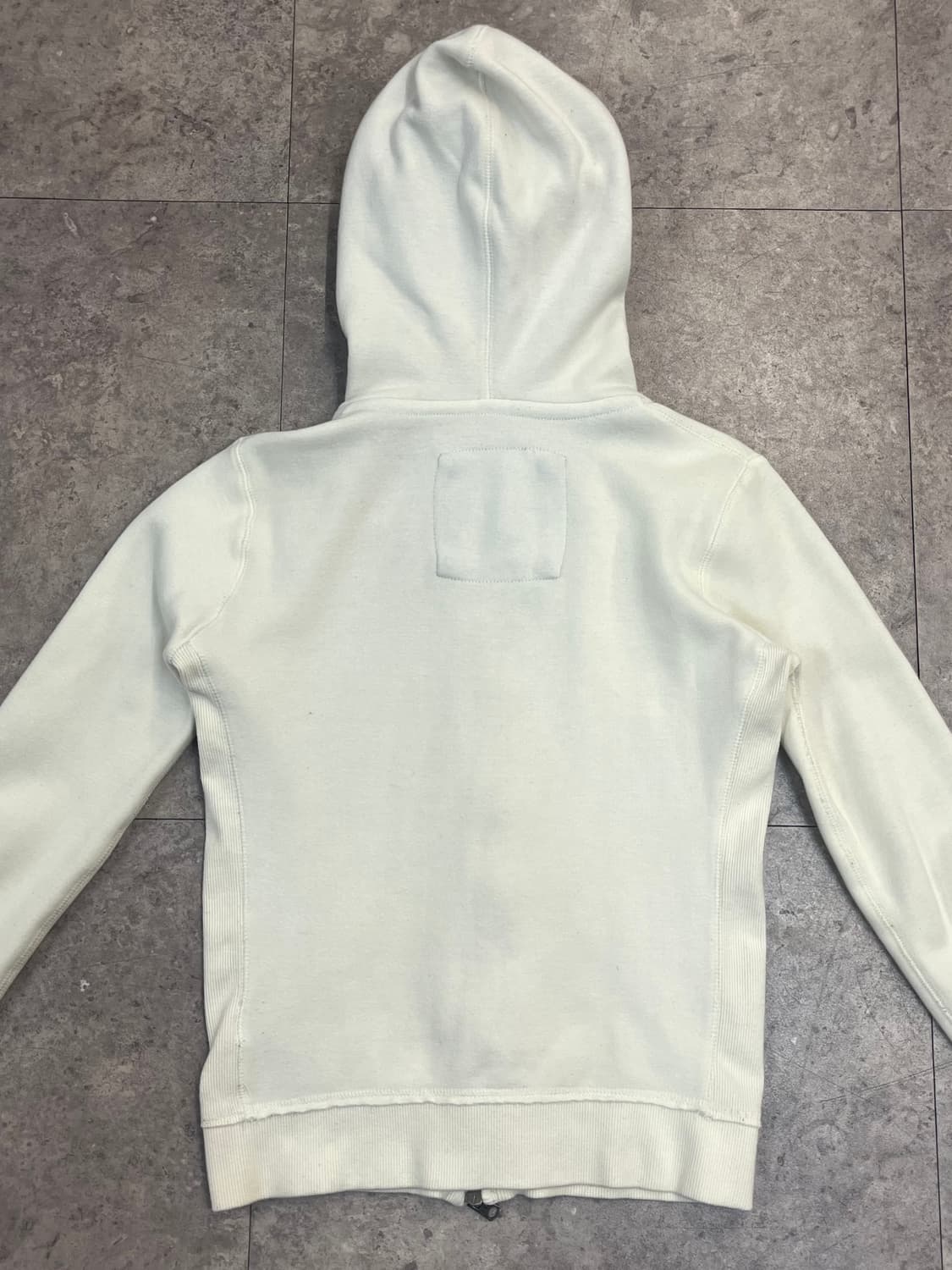 아베크롬비 기모 후드집업 아이보리 S #csz4171 상품이미지8