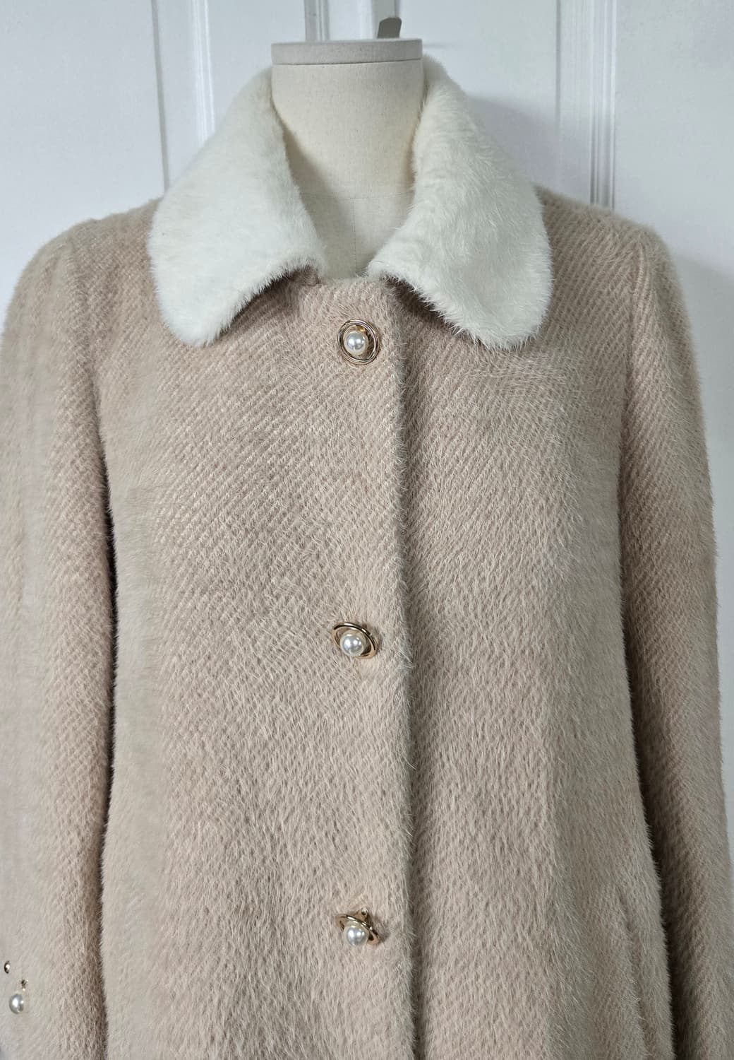 Satin 샤틴 퍼카라 코트 상품이미지2