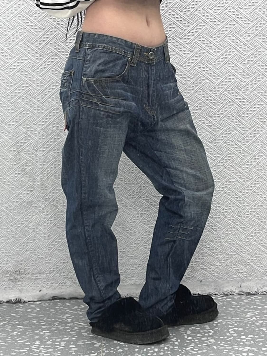 칼 카니 올드스쿨 빈티지 백패치 데님팬츠 92 C06872 상품이미지2