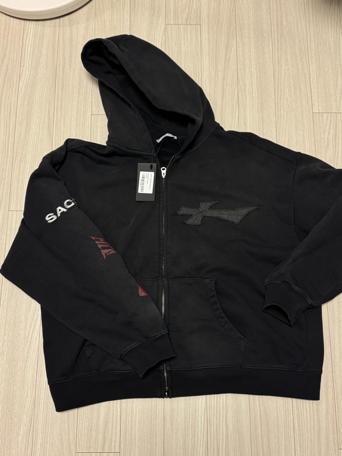 [XL] etce WASHED SACRIFICE 후드집업 상품이미지2