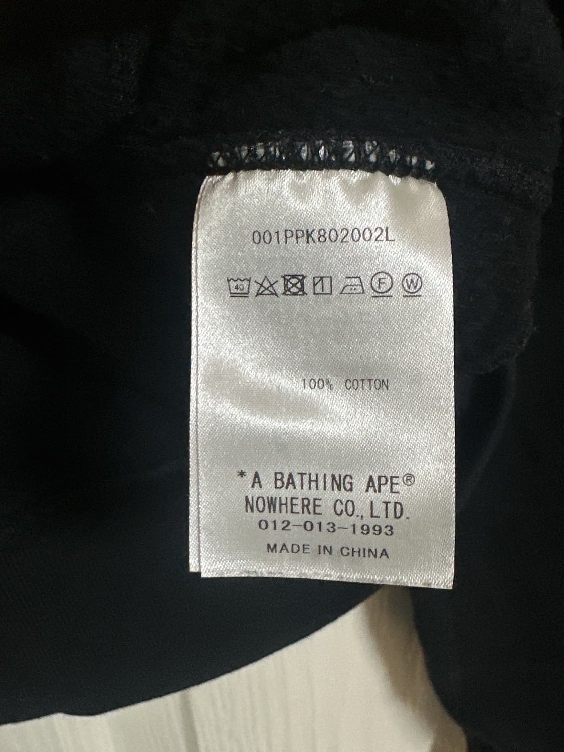 베이프 아이러브 크롭 후드티 상품이미지2