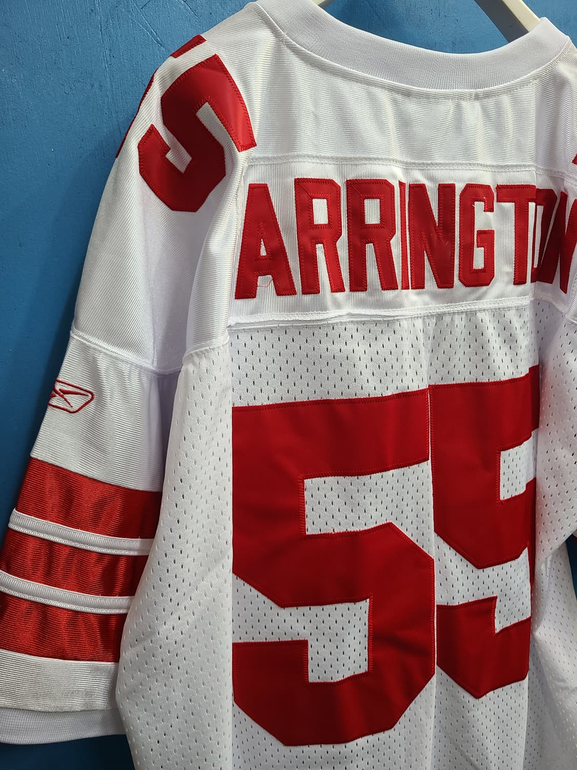 택달림)리복 NFL 뉴욕 자이언츠 55번 ARRINGTON 럭비져지 상품이미지3