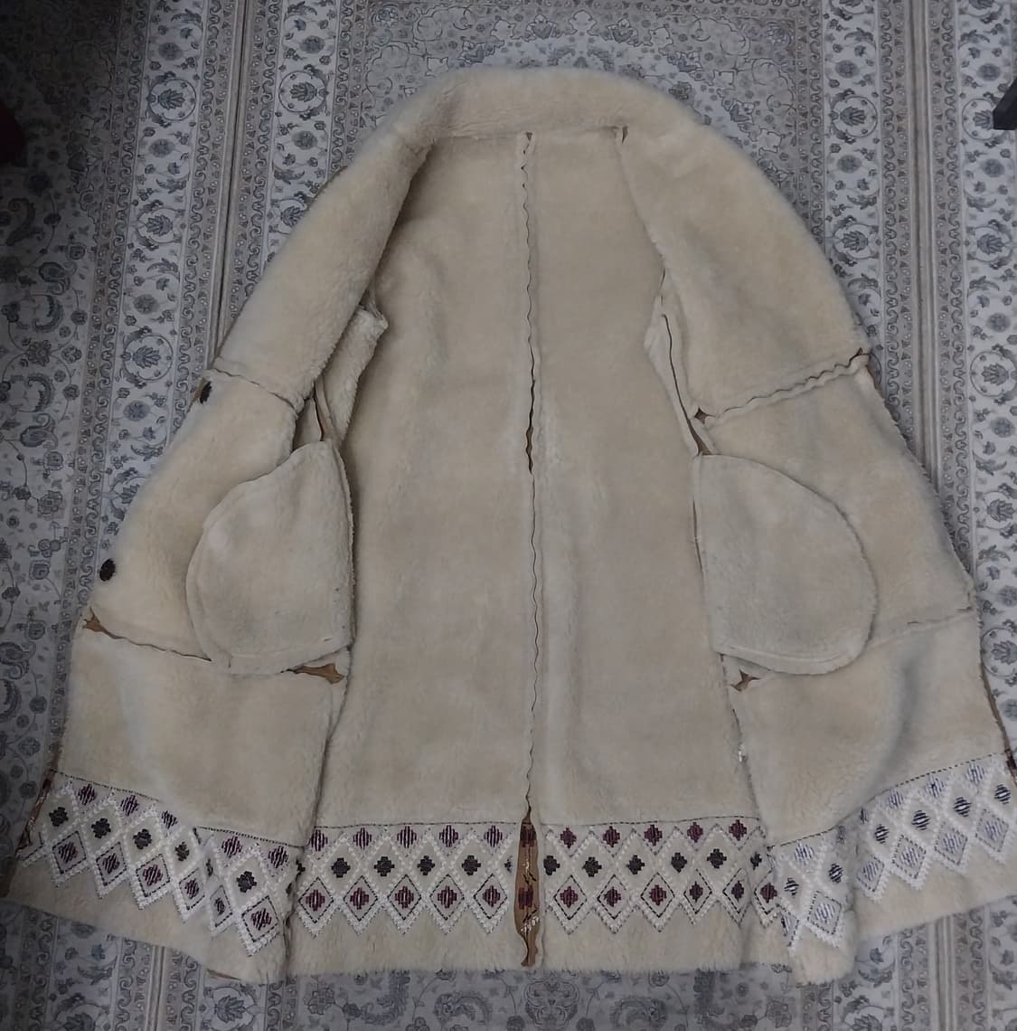 파티수 스웨이드 무스탕 롱 코트 (55반-66반) 상품이미지2